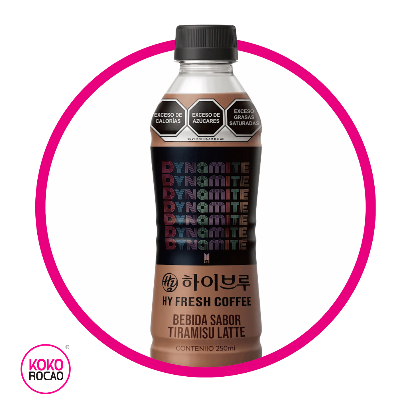 Botella de BTS Tiramisu Coffe 250 ml