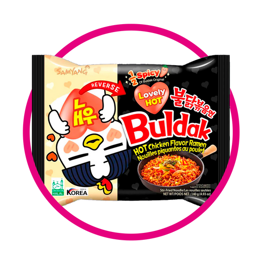 Bolsa de Samyang Buldak 1/2 Spicy 140 g