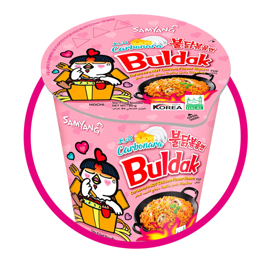 Bote de Samyang Buldak Carbonara Cream Cup 80 g