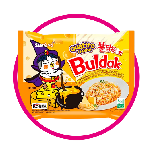 Bolsa de Samyang Buldak Cuatro Quesos 145 g