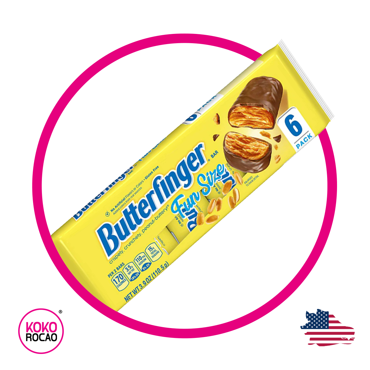 Bolsa de Butterfinger 6 Pack 110 g