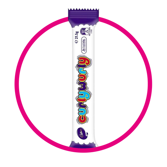 Cadbury Curlywurly Barra 21.5 g