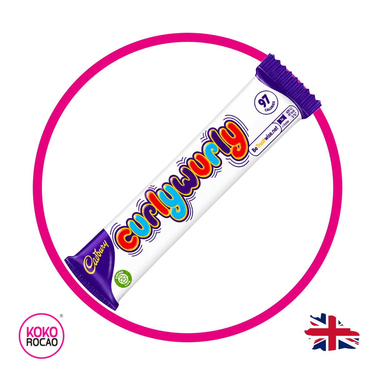 Cadbury Curlywurly Barra 21.5 g