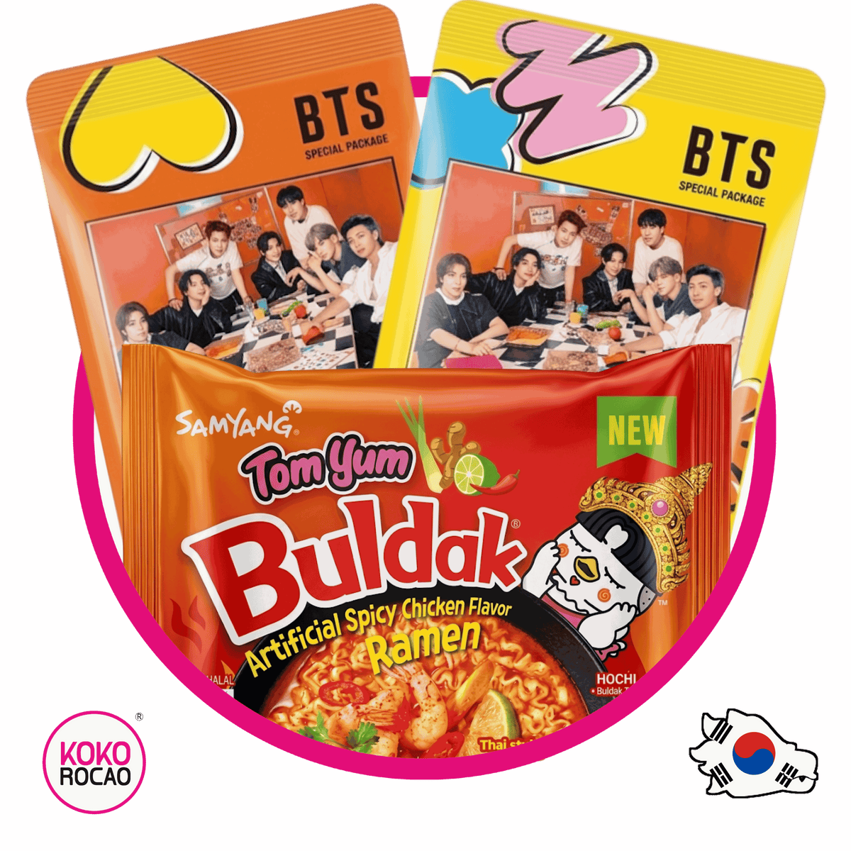Cafe BTS + Buldak Tomyun