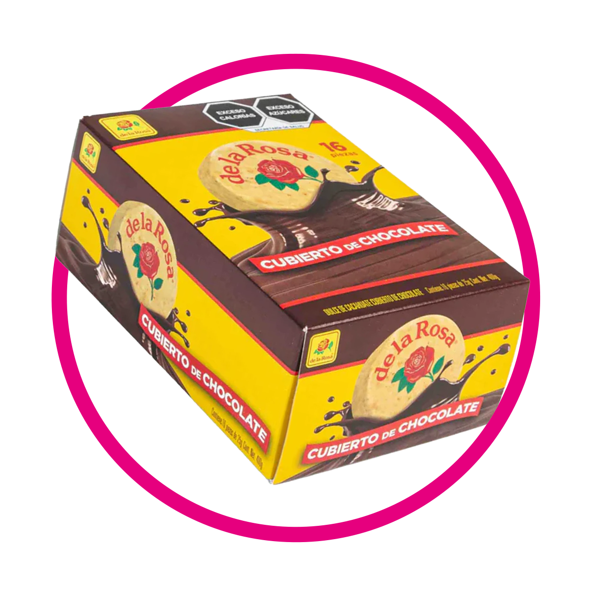 Caja de De la Rosa Mazapan 16 pz