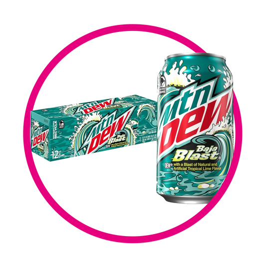 Caja de de MTN Dew Baja Blast 12 Bundle