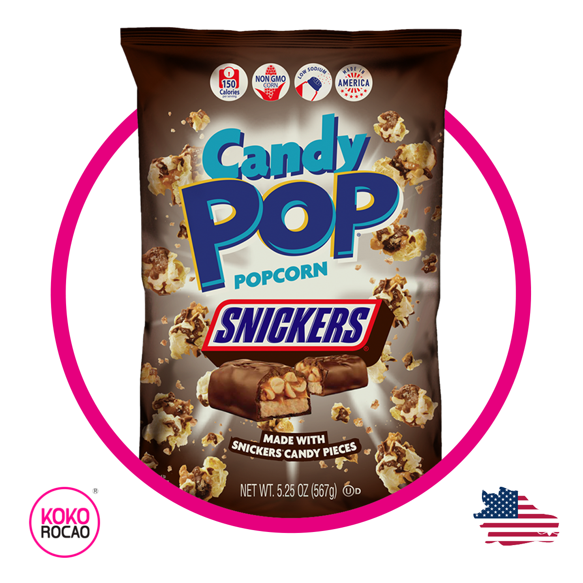 Candy Pop Corn Snikers