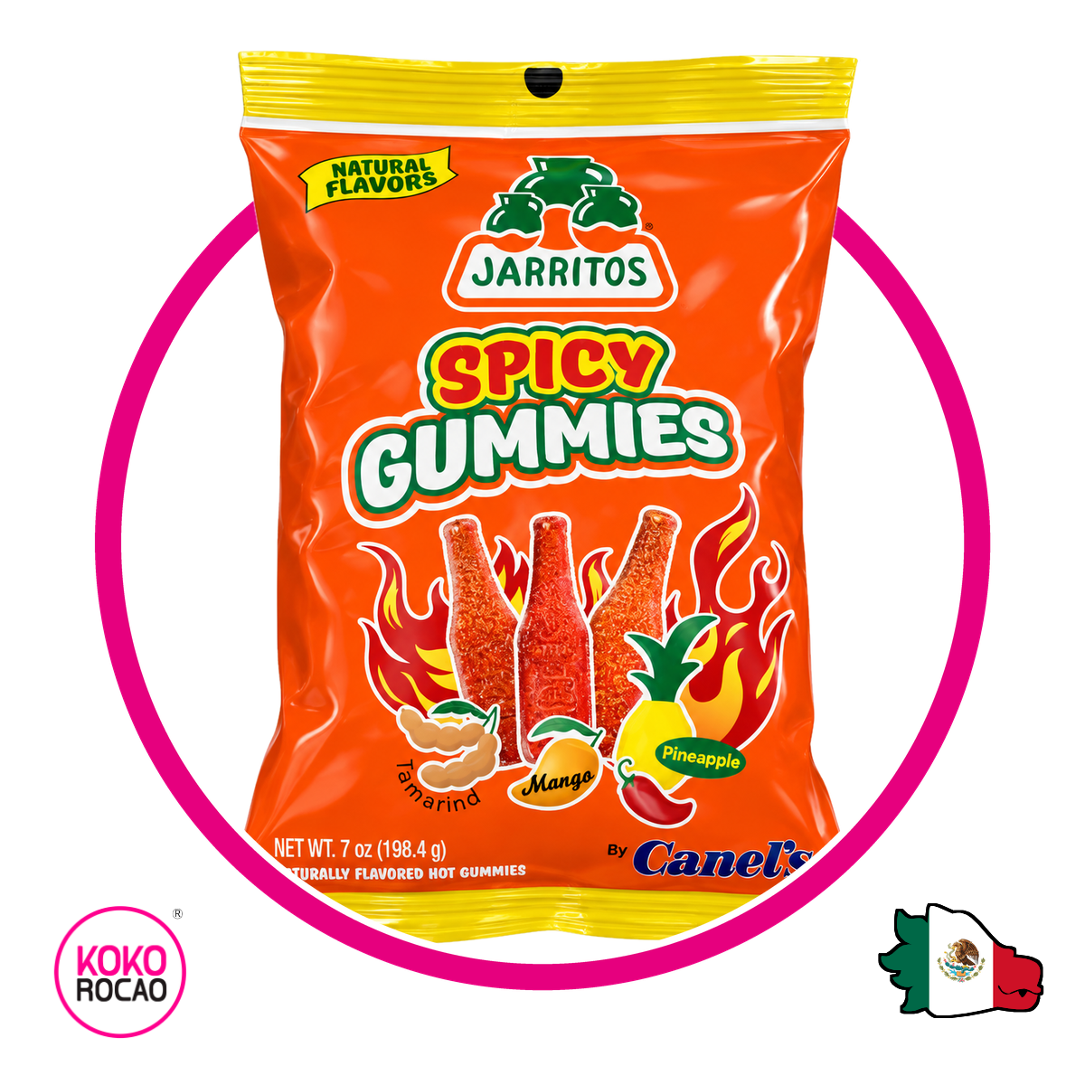 Bolsa de Canels Jarritos Spicy 198.4 g