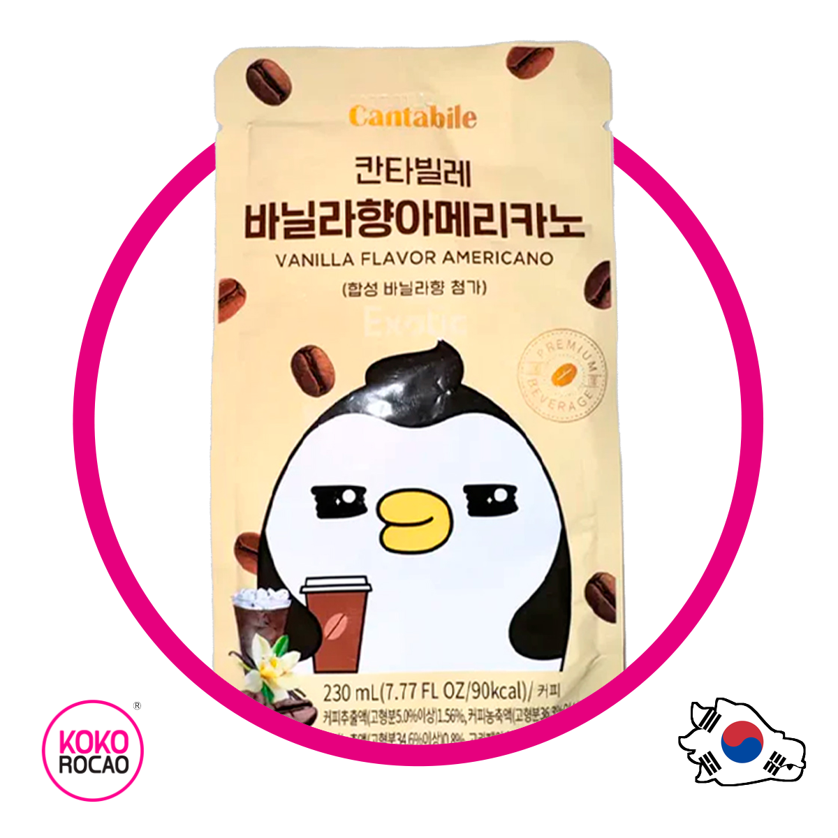 Bolsa de Cantabile American Vainilla Coffe 230 ml