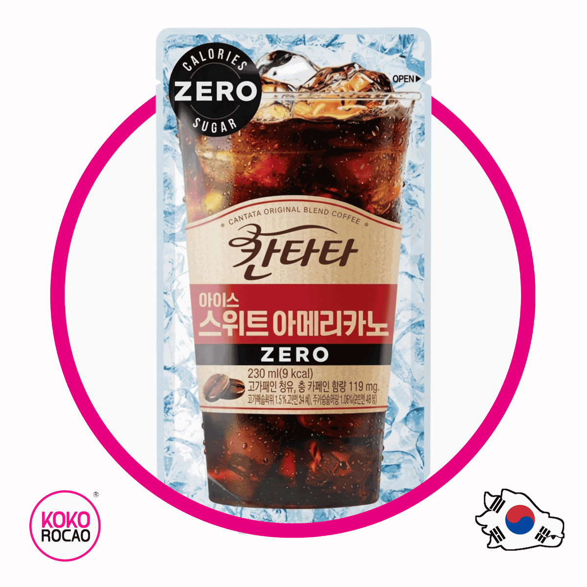 Bolsa de Cantata Sweet American Zero Coffe 230 ml