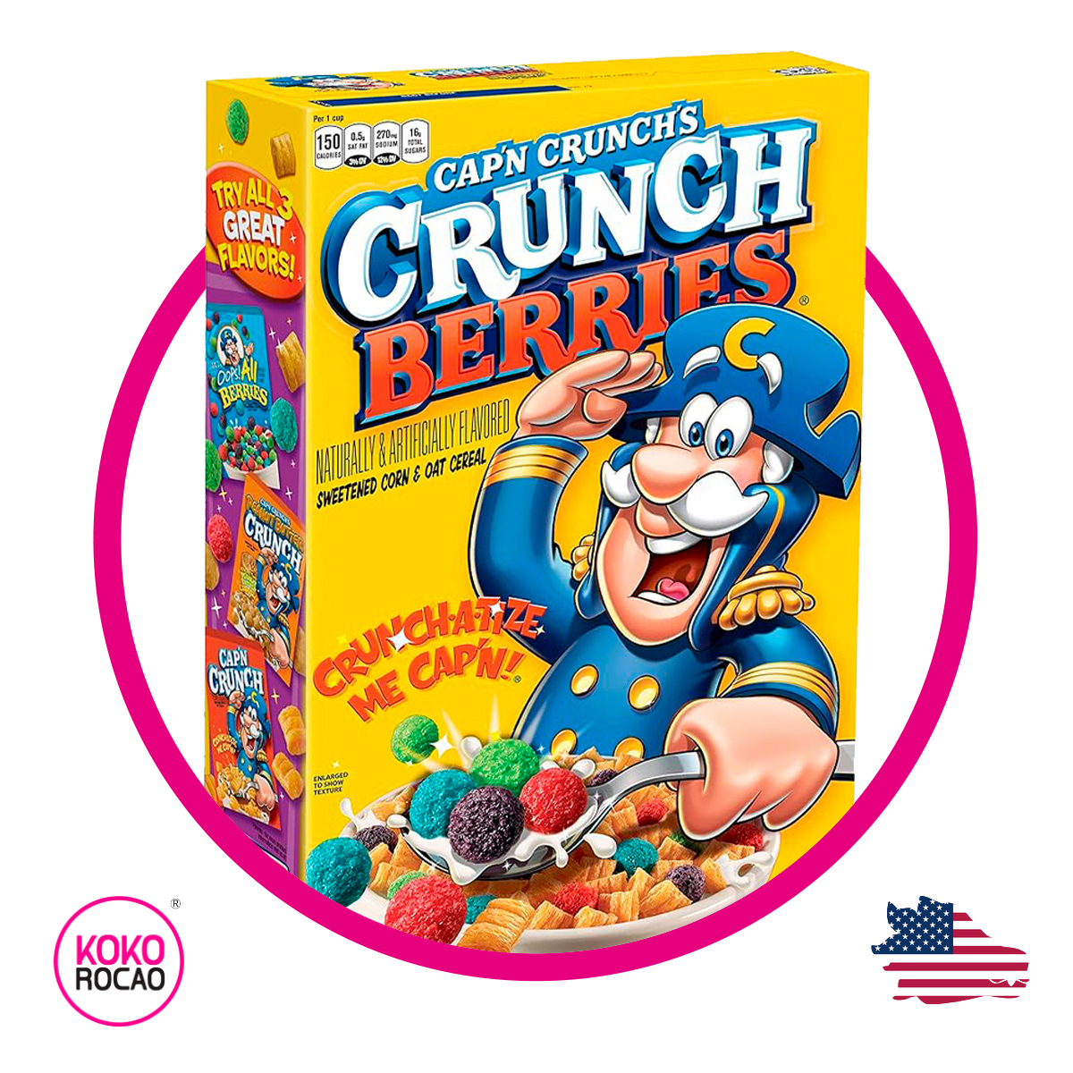 Caja de Capn Crunch Berries 334 g