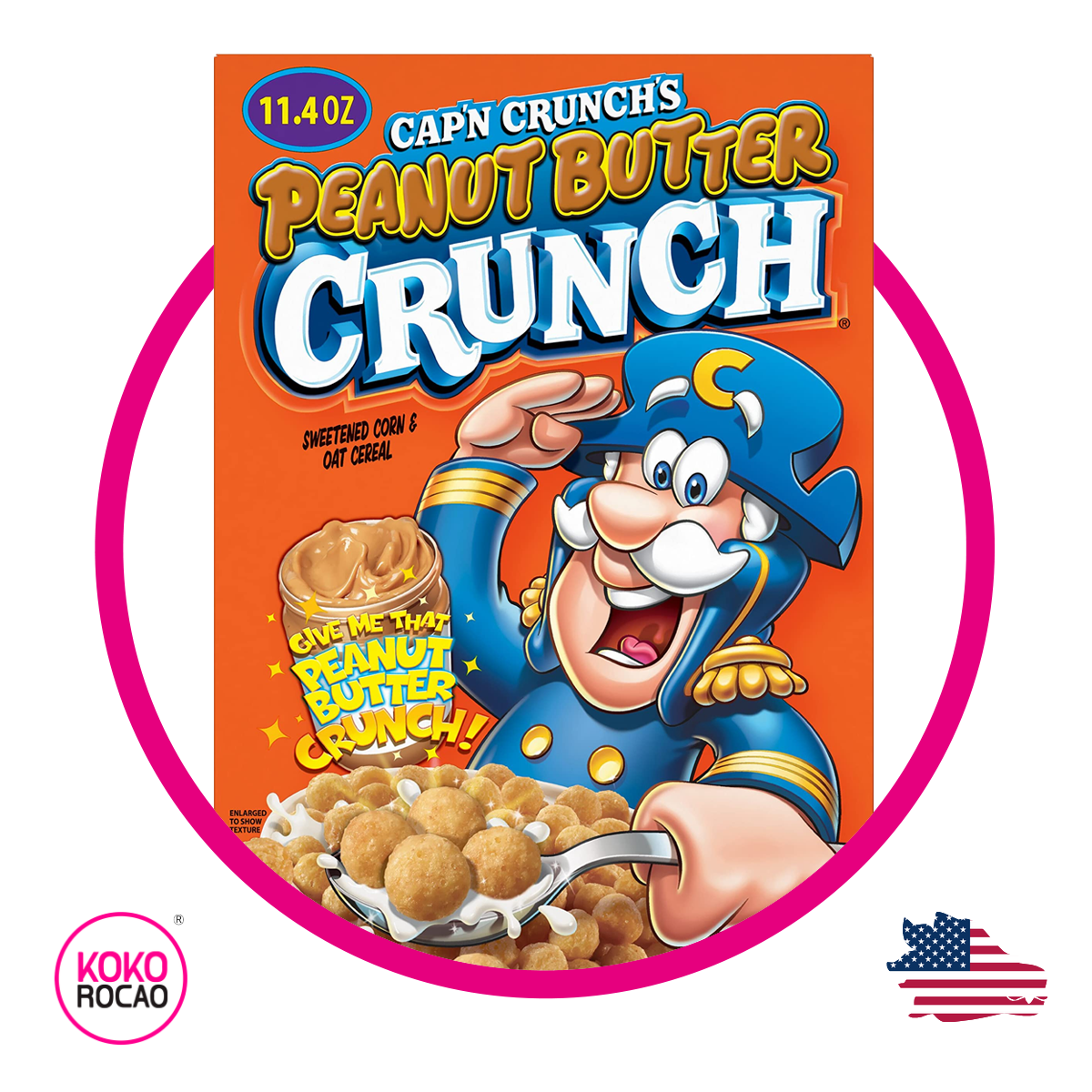Caja de Cap Crunch Peanut Butter 325 g