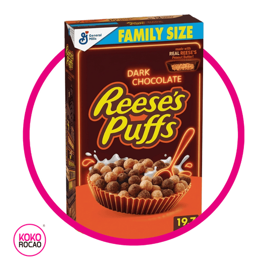 Caja de General Mills Reese's Puffs Dark 558 g