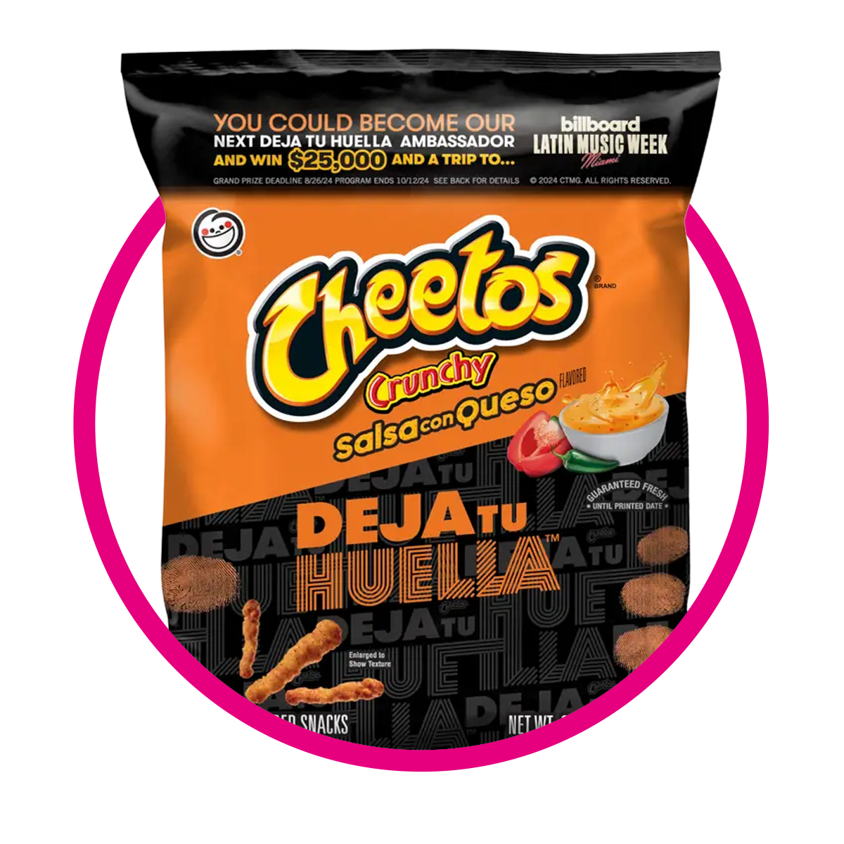 Bolsa de Cheetos Crunchy Salsa con Queso 240.9 g