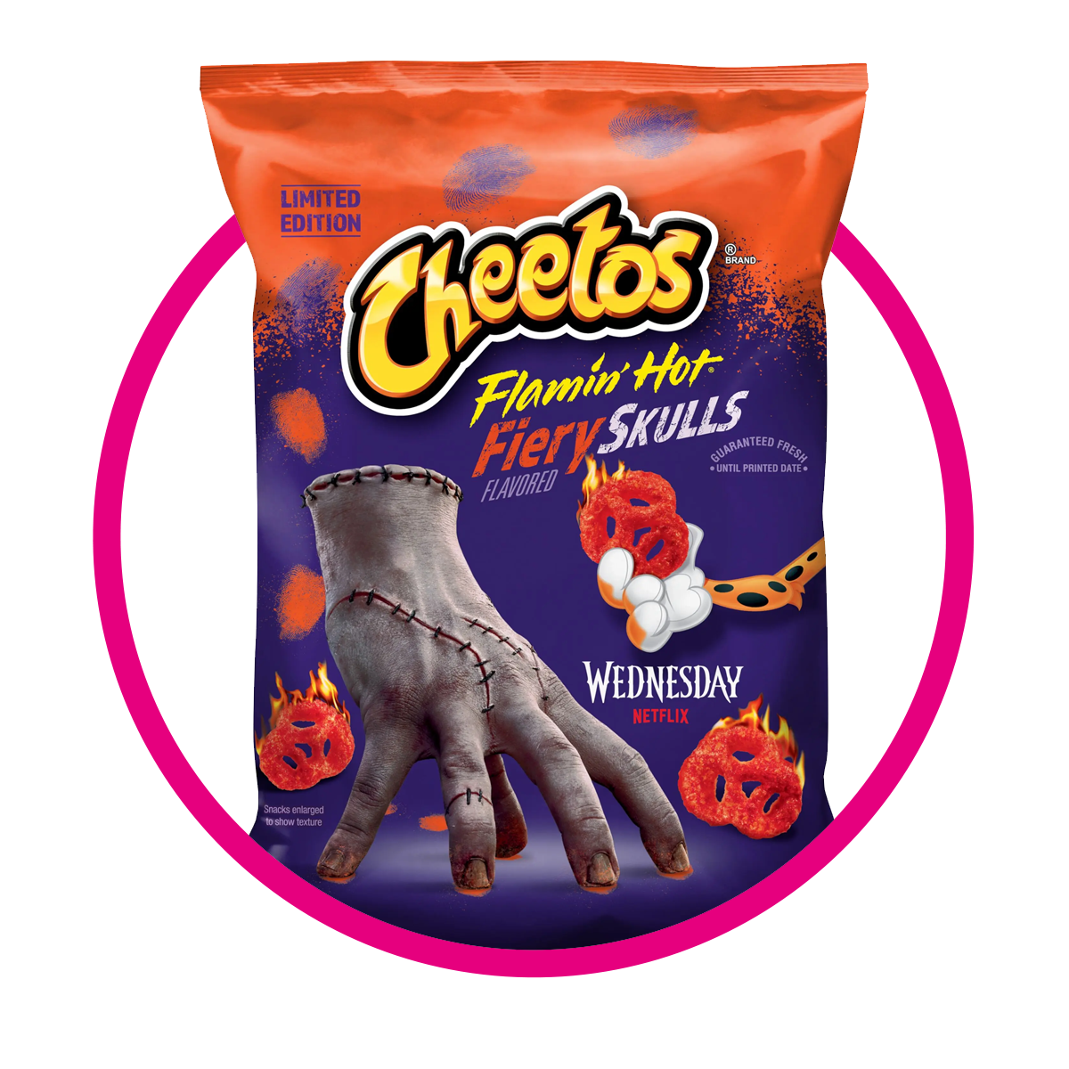 Bolsa de Cheetos Fiery Skulls 212.6 g