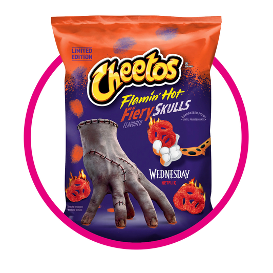 Bolsa de Cheetos Fiery Skulls 212.6 g