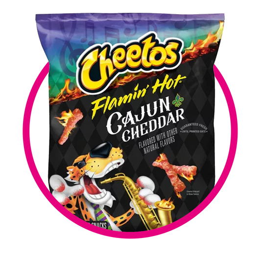 Bolsa de Cheetos Flaming Hot Cajún Cheddar 240.9 g