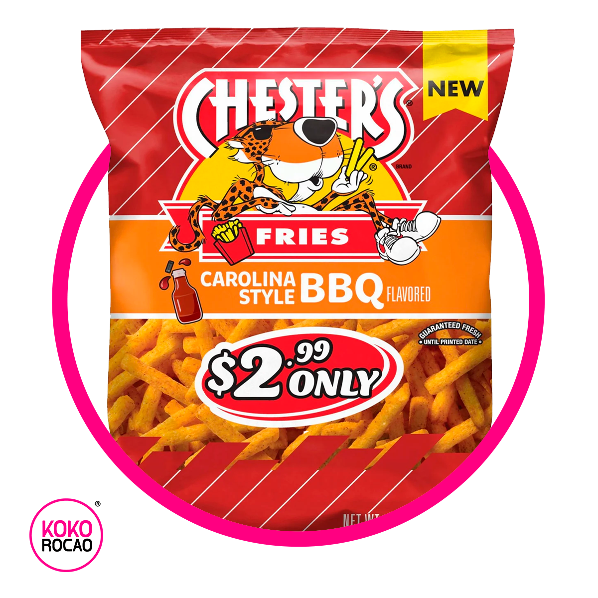 Bolsa de Cheetos Fries Carolina Style Bbq 148 g
