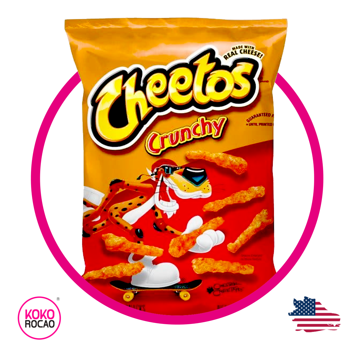 Bolsa de Cheetos Crunchy Original Sancks 581.10 g