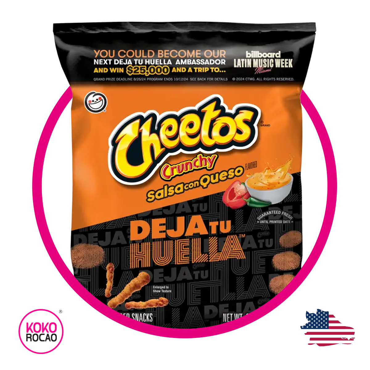 Bolsa de Cheetos Crunchy Salsa con Queso 240.9 g