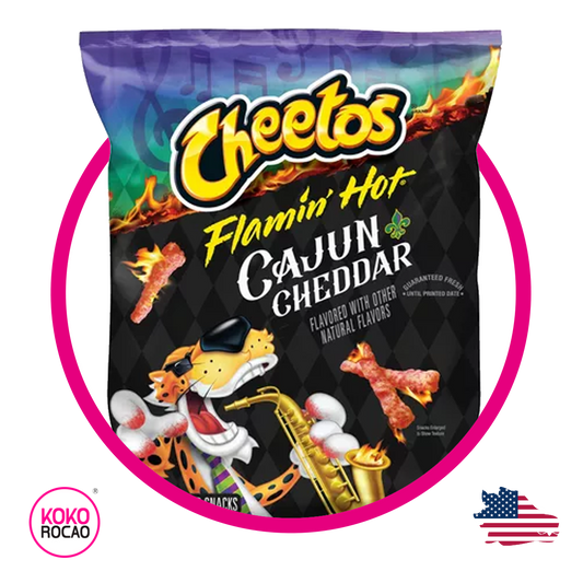 Bolsa de Cheetos Flaming Hot Cajún Cheddar 240.9 g