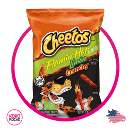 CHEETOS FLAMIN HOT LIMON SNACKS BOLSA 226.8GR