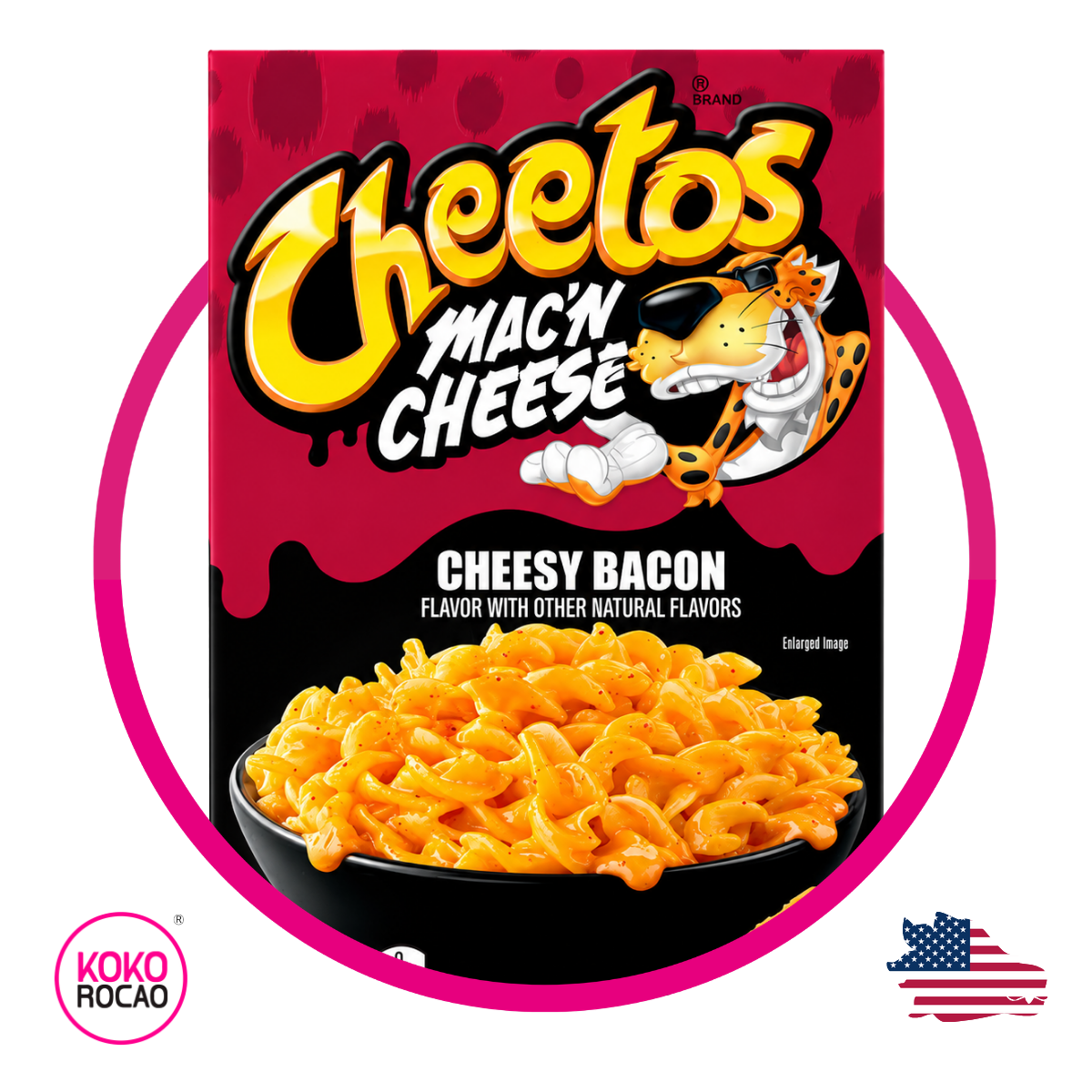 CHEETOS MACN CHEESE CHEESY BACON PASTE CAJA 168G