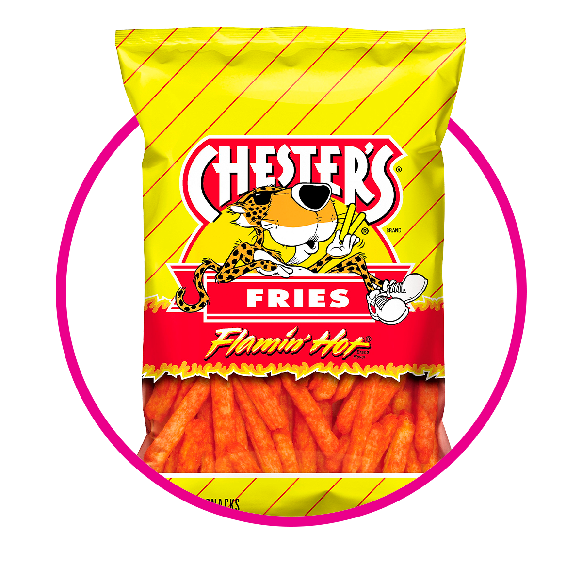 Bolsa de Cheetos Fries Flamin Hot 148.8 g