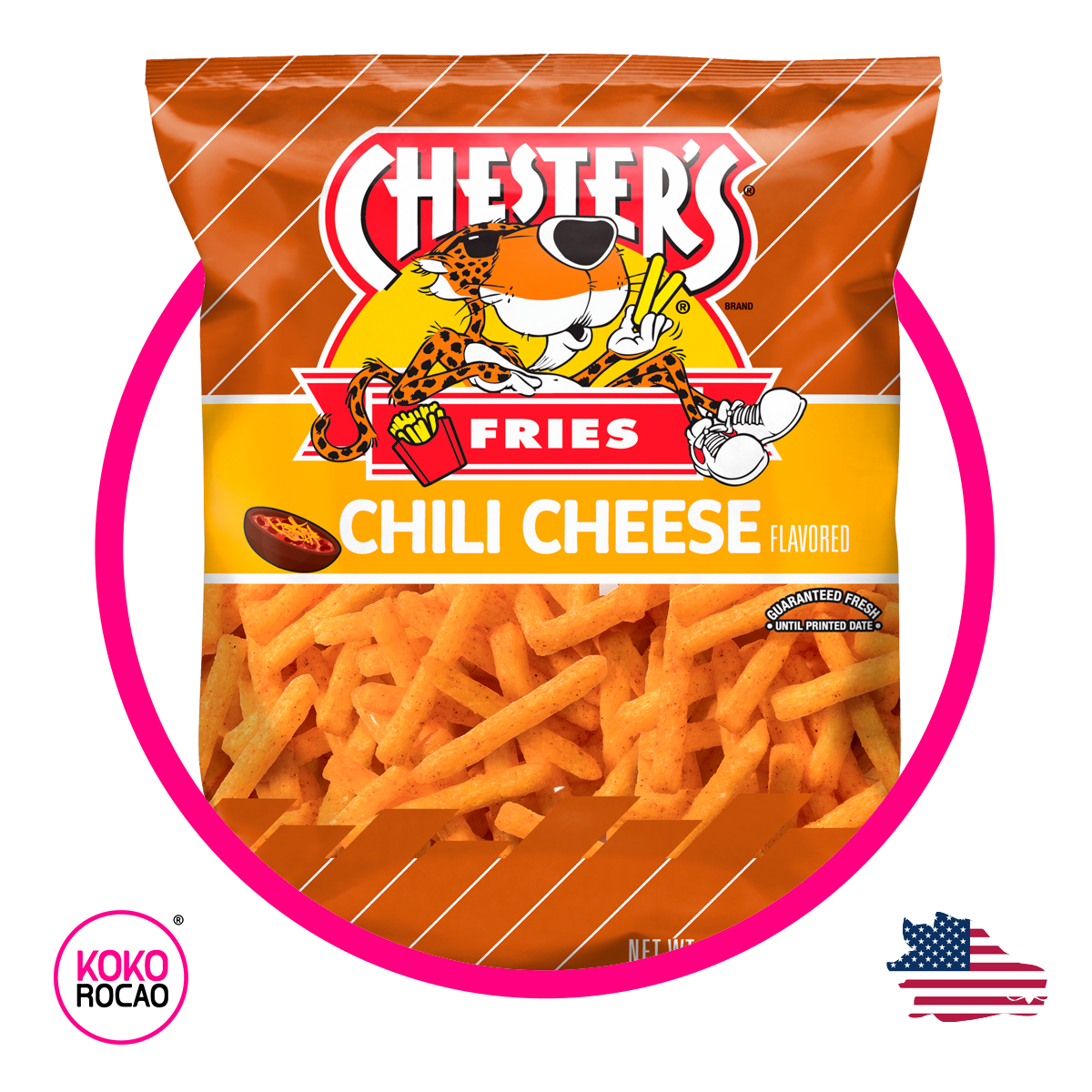 Bolsa de Chesters Fries Chili Cheese 148.8 g