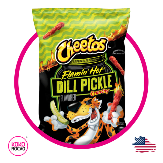 Bolsa de Chettos Flaming Hot Dill Pickle 240.9 g