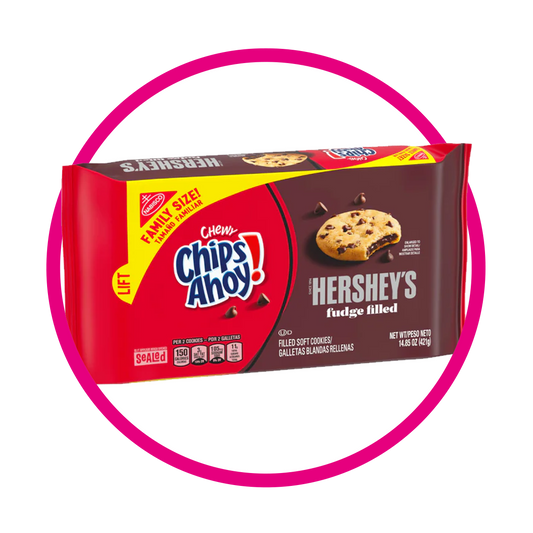Caja de Chips Ahoy Hershey's Fudge Filled 421 g