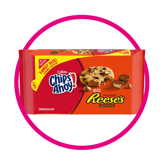 Caja de Chips Ahoy Chewy Reese's 403 g