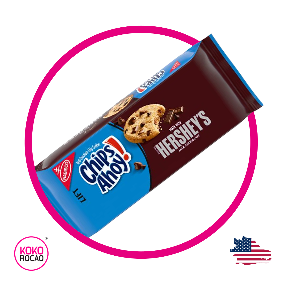 Caja de Chips Ahoy Hershey's 403 g