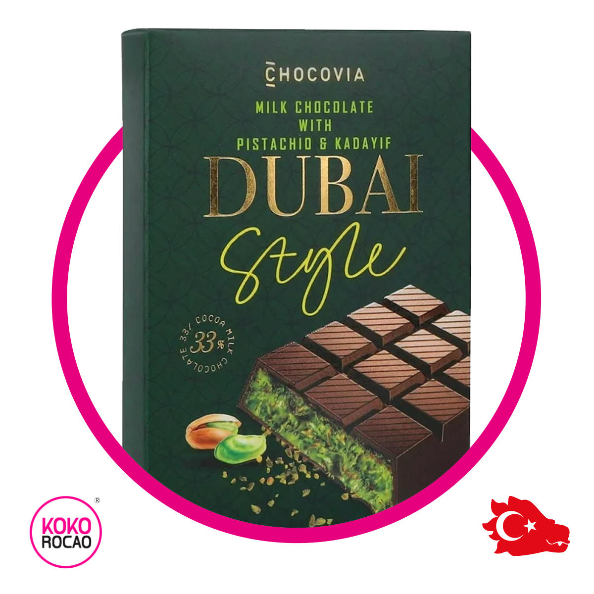 Caja de Chocovia Dubai Style 100 g
