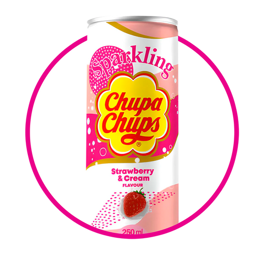 Lata de Chupa Chups Strawberry&Cream 250 ml