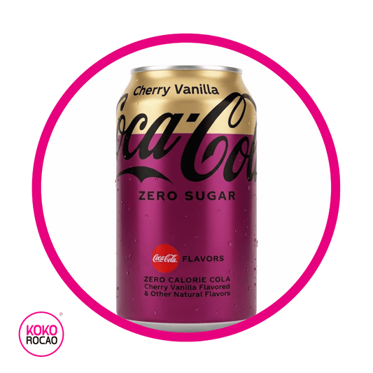 Lata de Coca Cola Cherry Vainilla Zero Sugar 355 ml