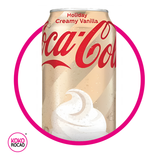 Lata de Coca Cola Holiday Creamy Vainilla 355 ml