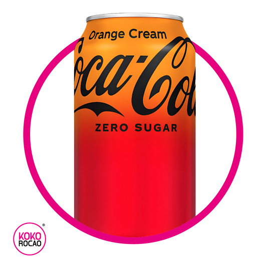 Lata de Coca Cola Orange Zero Sugar 355 ml