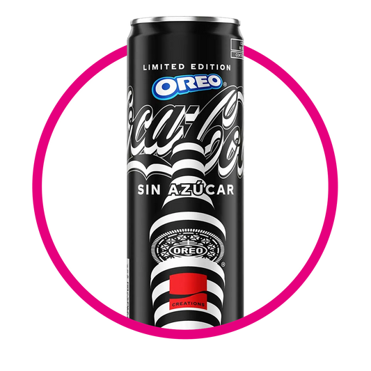 Lata de Coca Cola Oreo Zero Sugar 355 ml