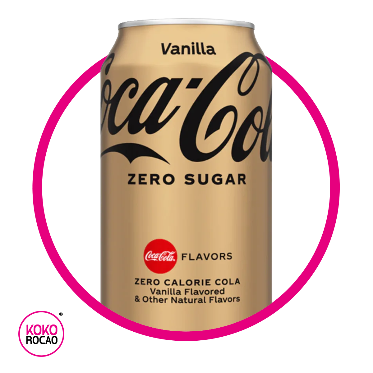 Lata de Coca Cola Vainilla Zero Sugar 355 ml