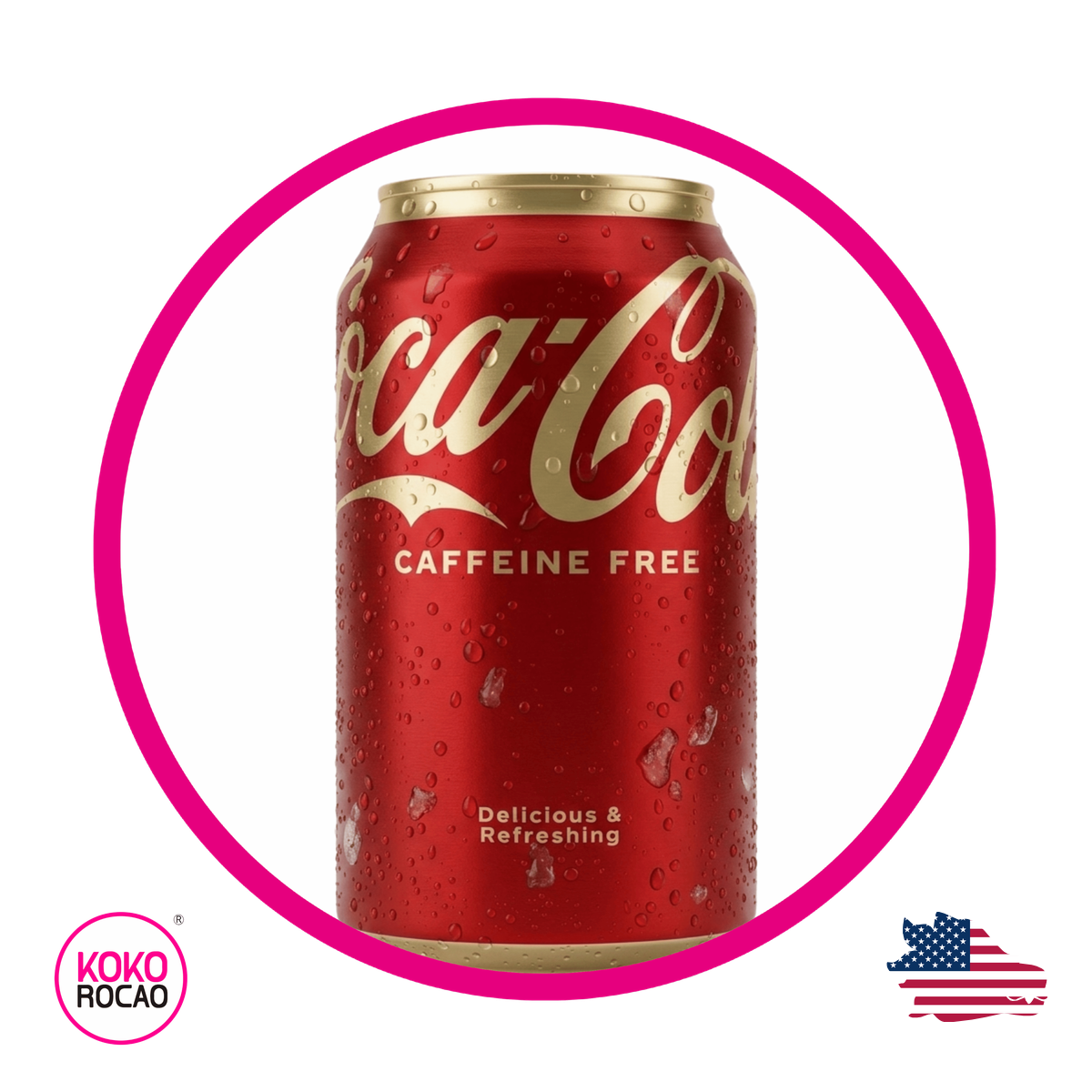 Lata de Coca Cola Caffeine Free 355 ml