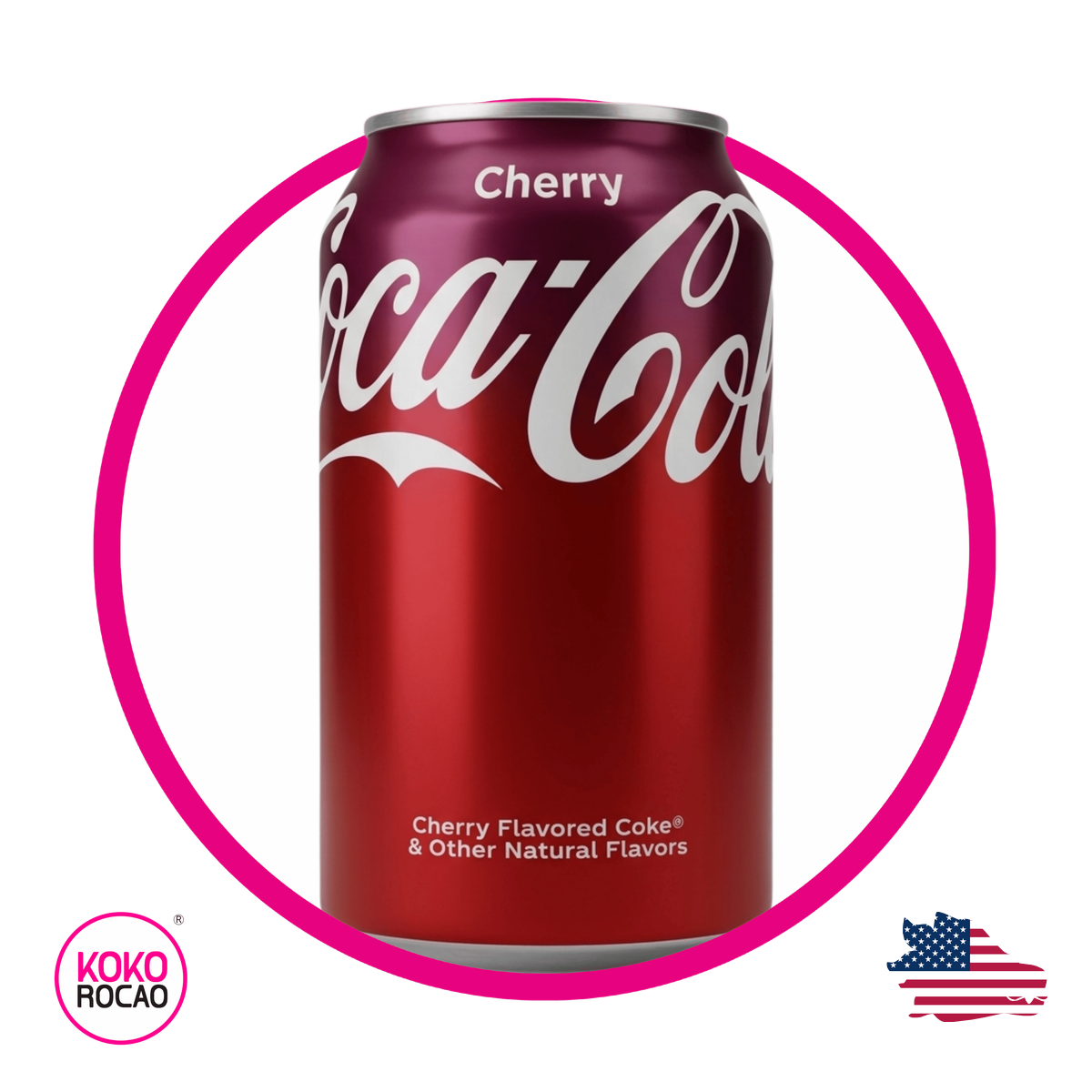 Lata de Coca Cola Cherry 355 ml