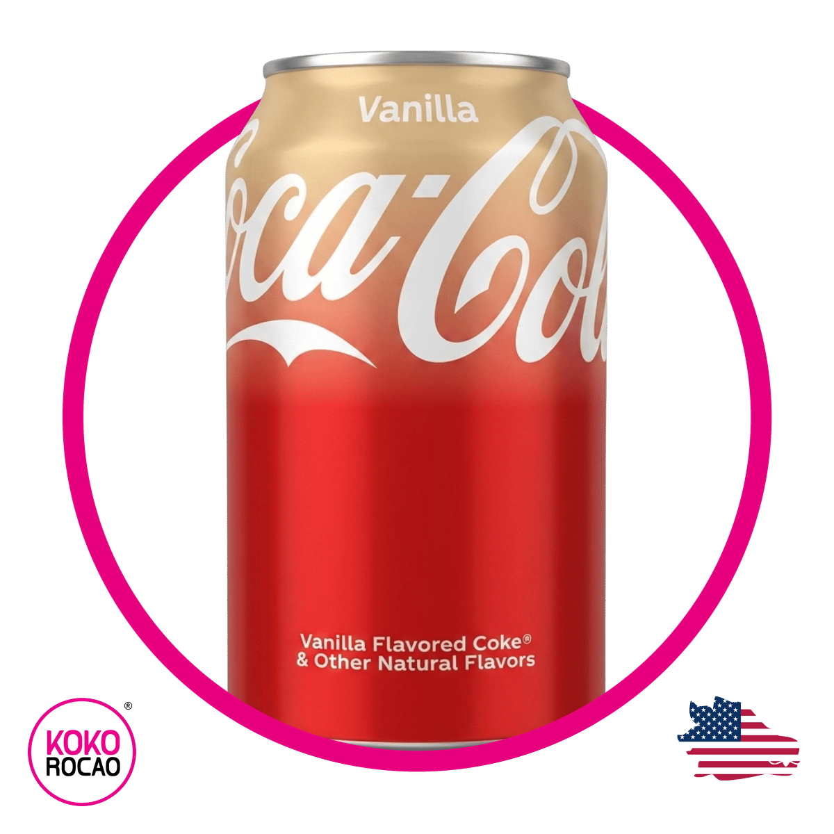 Lata de Coca Cola Vainilla 355 ml