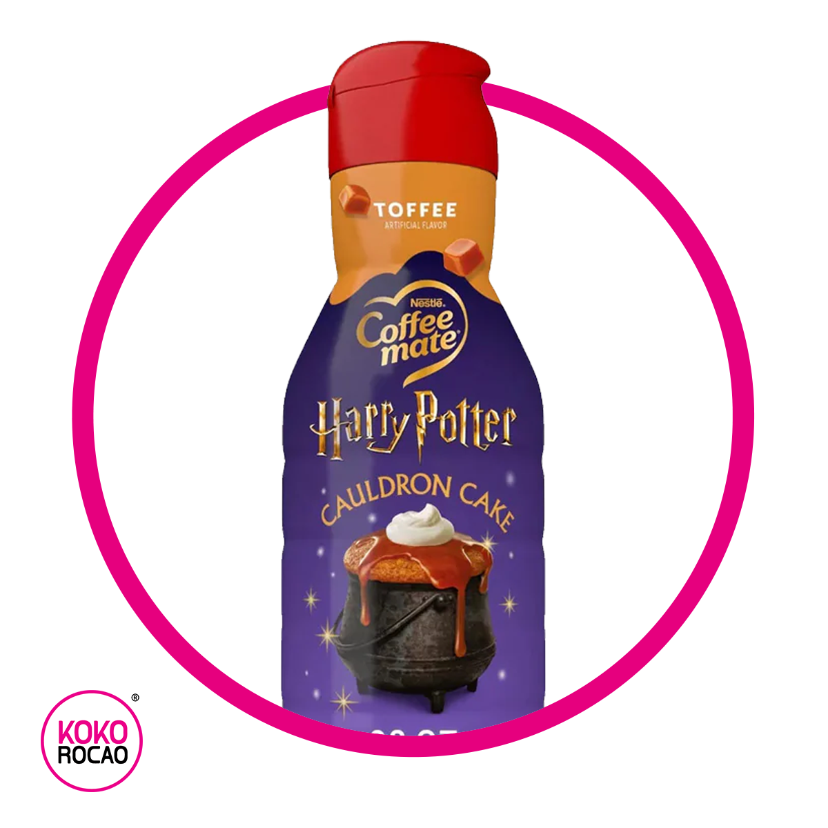 Botella de Coffee Mate Harry Potter Cauldron Cake 825 ml