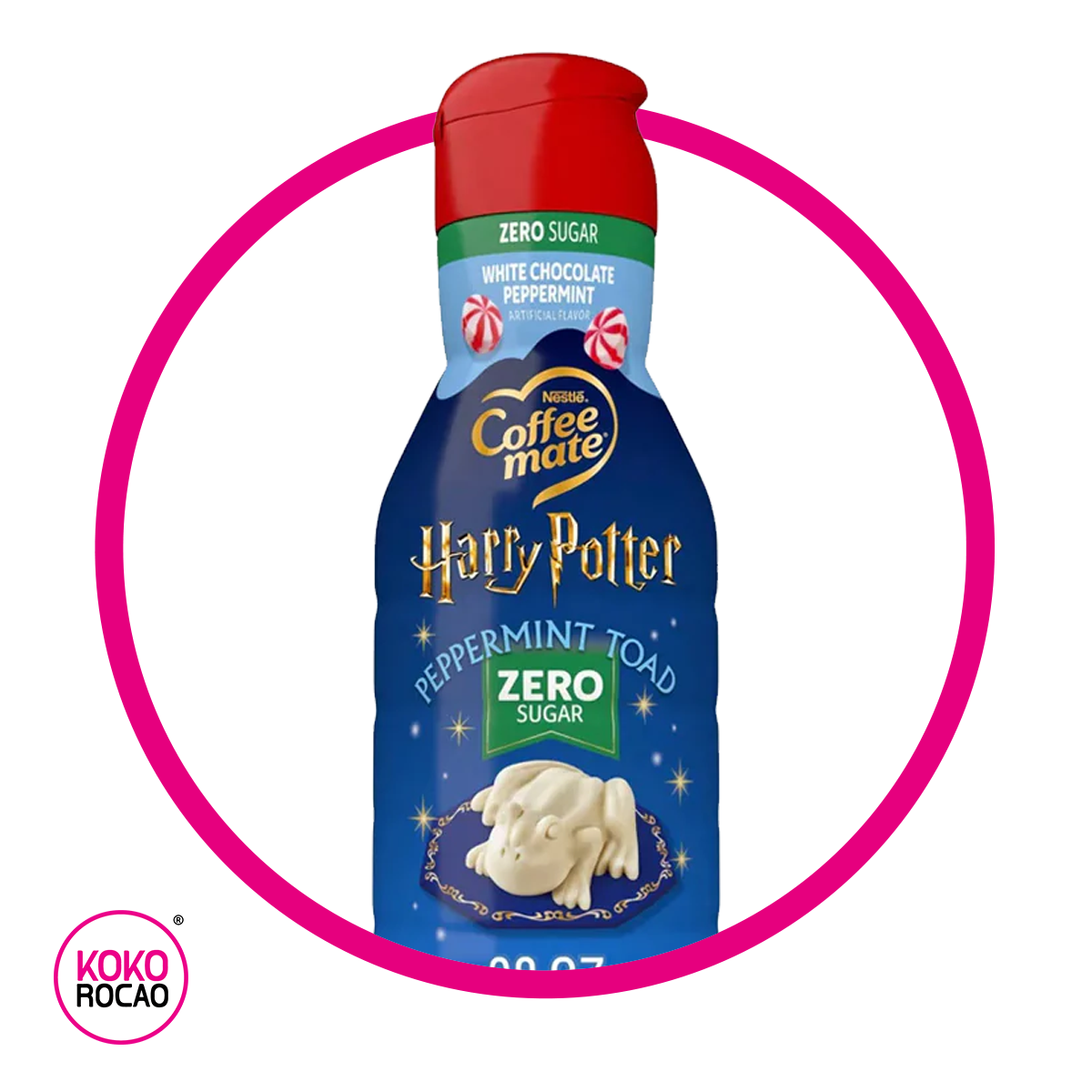 Botella de Coffee Mate Harry Potter Peppermint Zero 825 ml