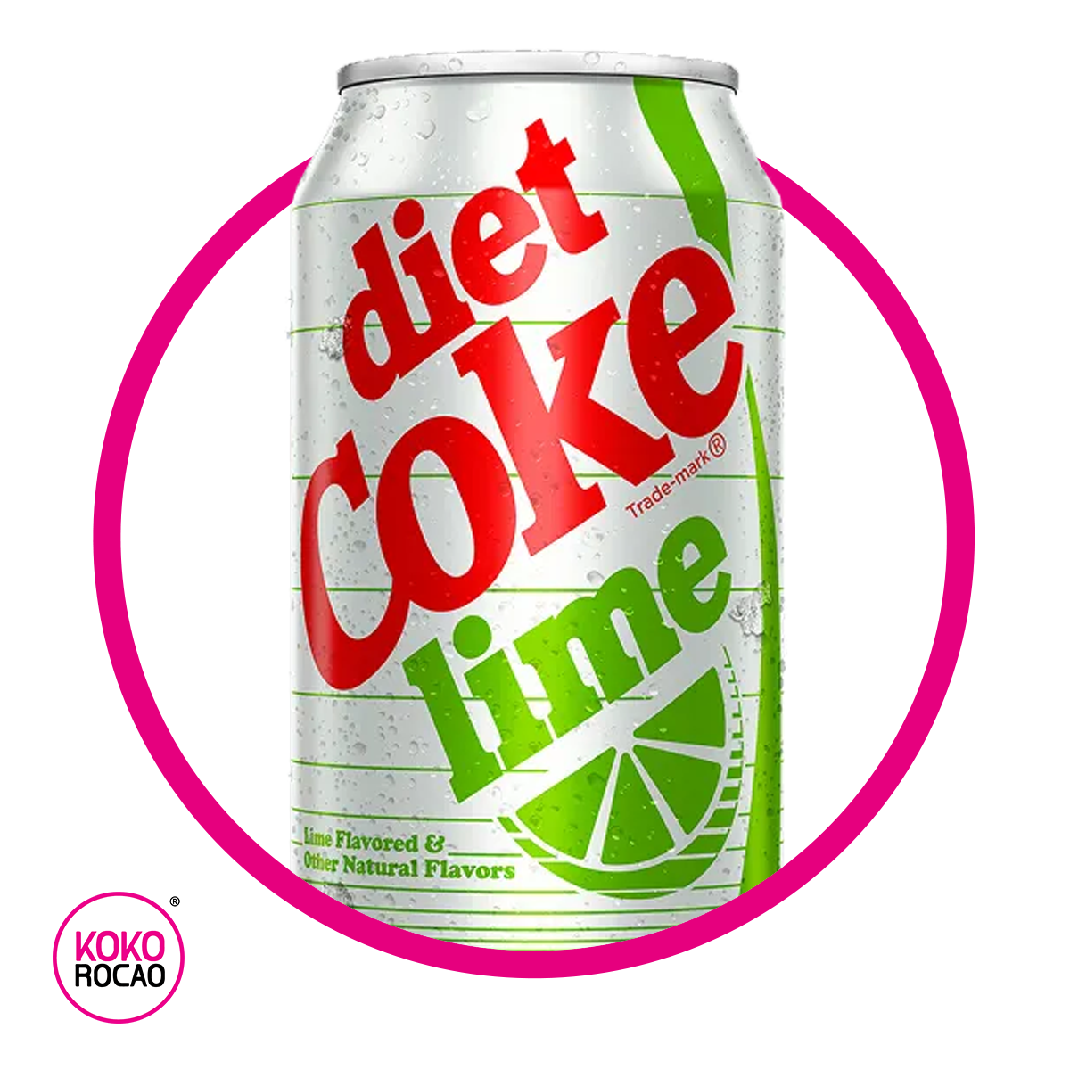 Lata de Coke Diet Lime 355 ml