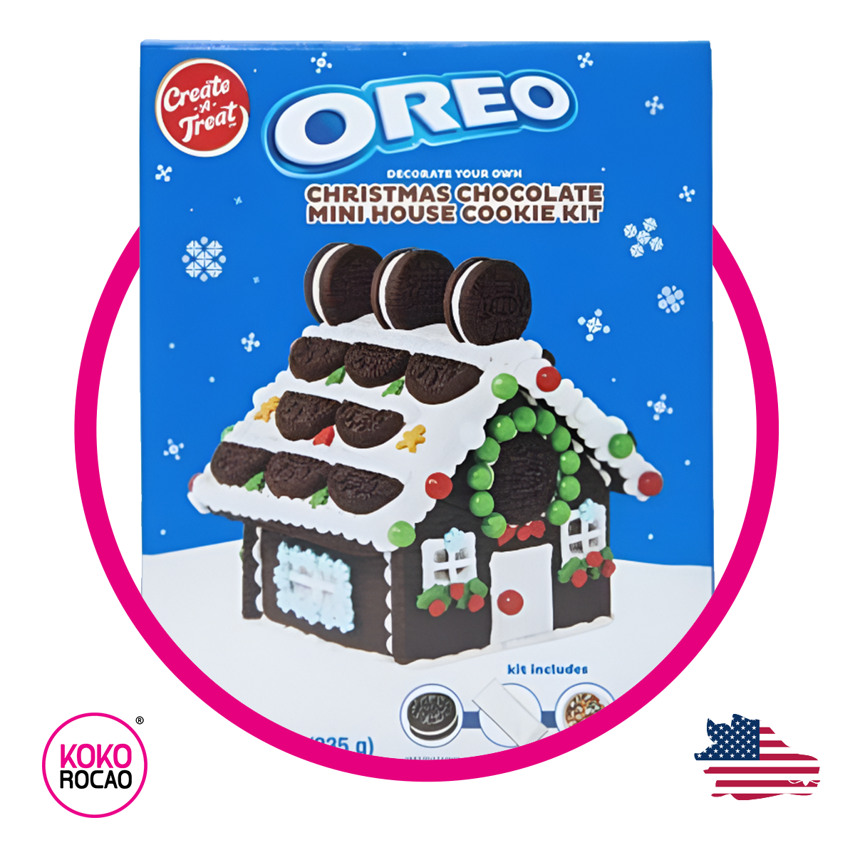 Caja de Create a Treat Oreo House 235 g