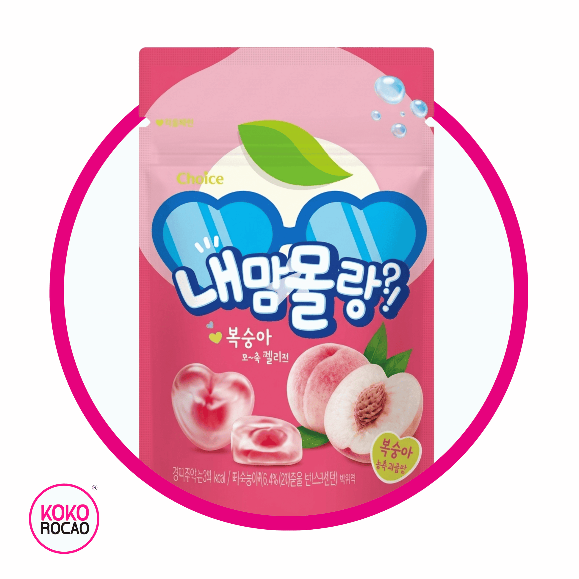Bolsa de Crown Peach Gumy 50 g