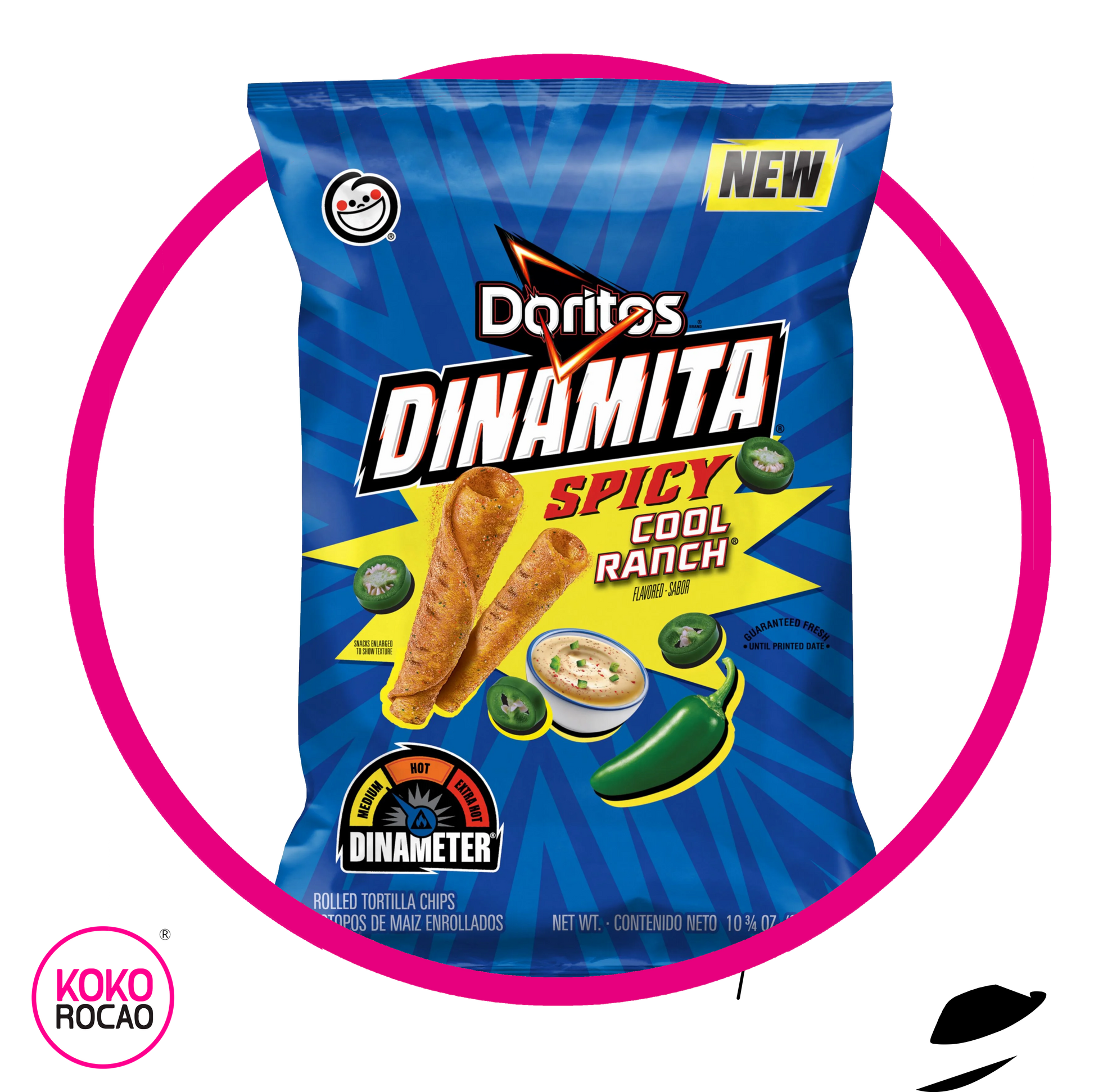 Bolsa de Doritos Dinamita Spicy Cool Ranch 304.7 g