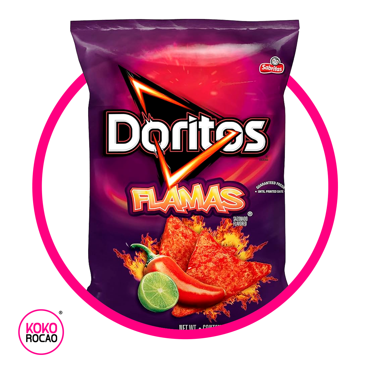 Bolsa de Doritos Flamas 262.2 g